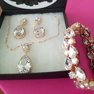 Rose Color & CZ Jewelry : Willing to split pieces